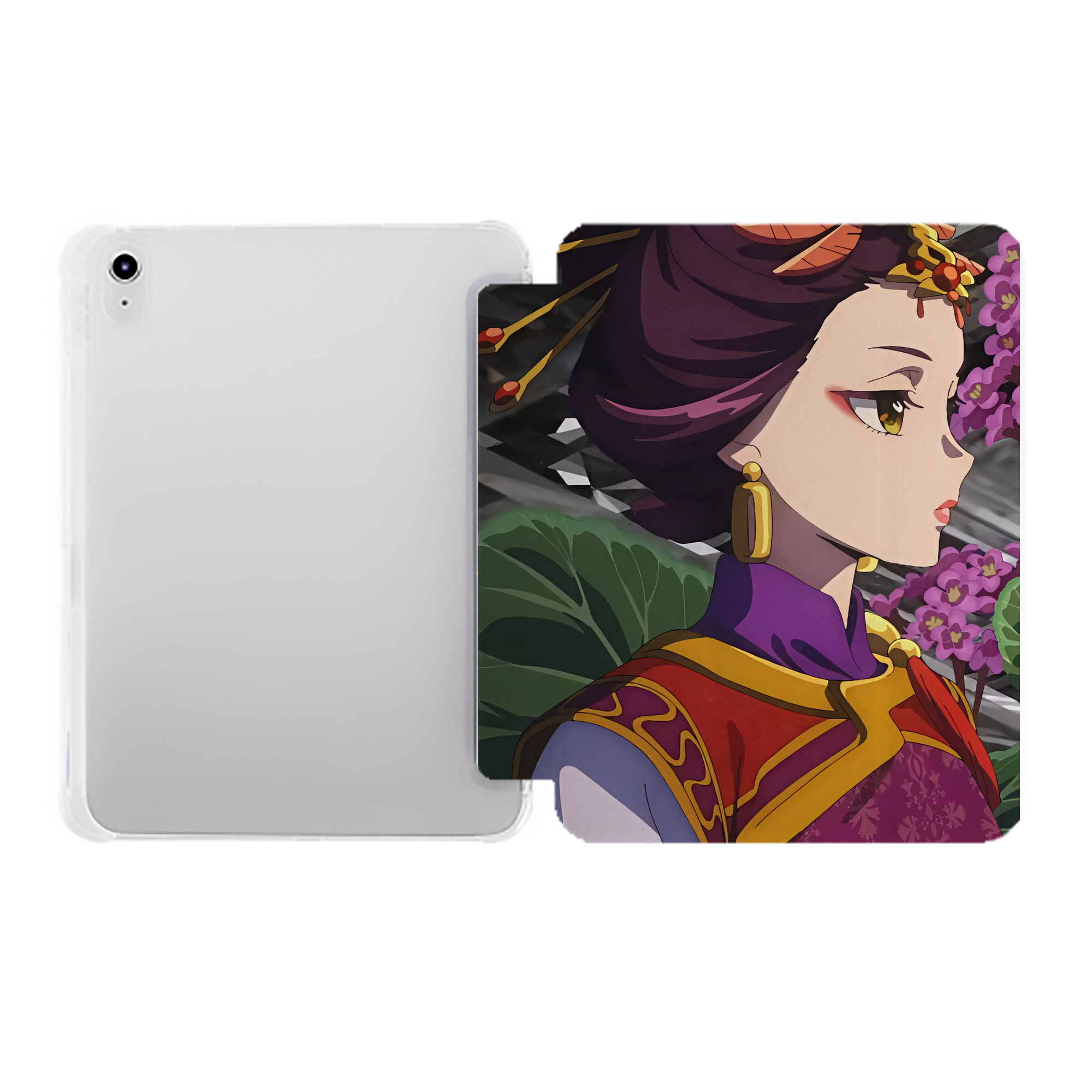 （画像用） 薬屋のひとりごと The Apothecary Diaries IPad ケース ペン収納付き 三つ折りスタンド PUレザー×シリコン 対応機種9.5/10.5/10.9インチ